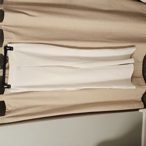 Womens off white dress pants